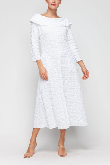 White Off Shoulder Long Dress